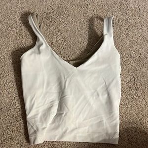 lululemon white align tank size 0